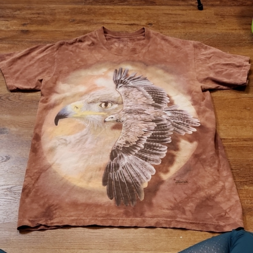 The Mountain Eagle Graphic Tie-Dye T-Shirt Medium
